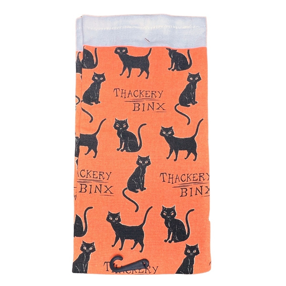 Disney NEW Kitchen Towel Hocus Pocus Halloween Thackery Binx Black Cat NWT - Picture 4 of 10